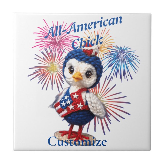 All-American Chick Thunder_Cove Kakelplatta (Framsidan)