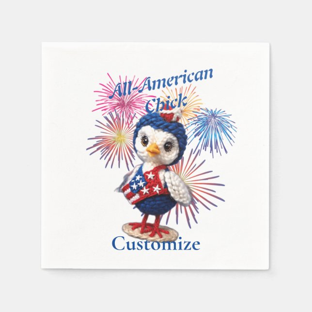 All-American Chick Thunder_Cove Pappersservett (Framsidan)