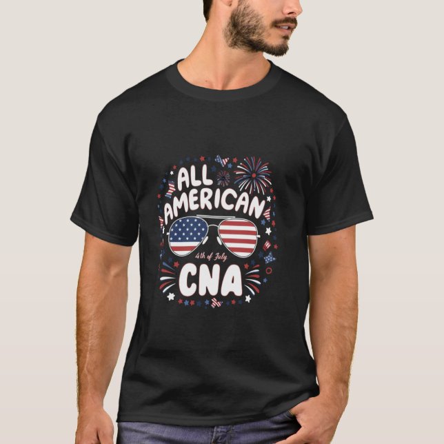 All American CNA 4:e juli T Shirt (Framsida)