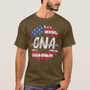 All American CNA Life American Flagga Solrosfaktor T Shirt