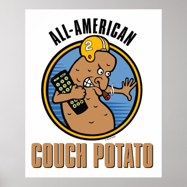 All-American Couch Potato Poster (Framsidan)