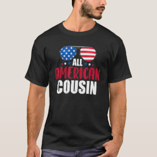 All American Cousin 4:e juli Patriotic Family M T Shirt