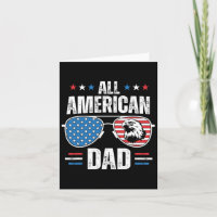 All American Dad 4 juli Fars dag Solglasögon 