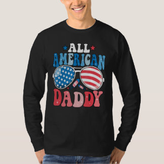 All American Daddy Sunglasses 4th of July Family M T Shirt