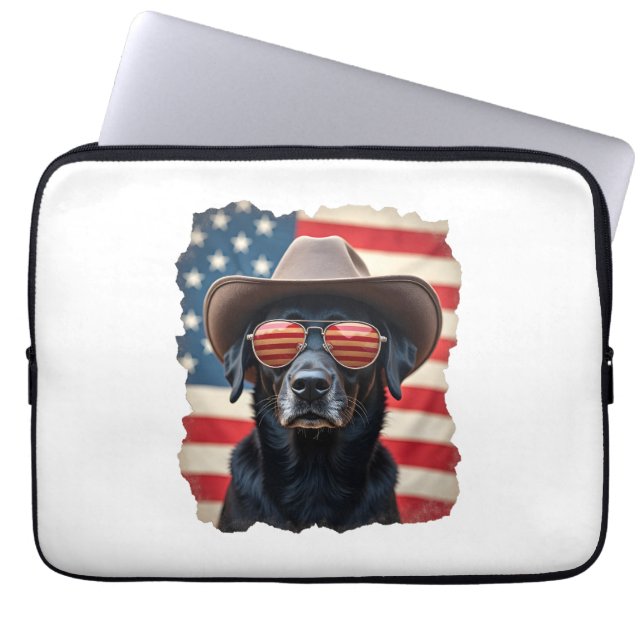 ALL AMERICAN DOG-lovers pit bull  (3) Laptop Fodral (Framsidan)