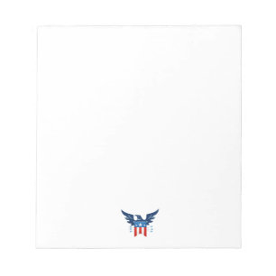 All American Eagle & Flagga Patriotic Anteckningsblock
