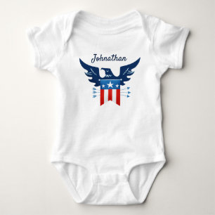All American Eagle & Flagga Patriotic T Shirt