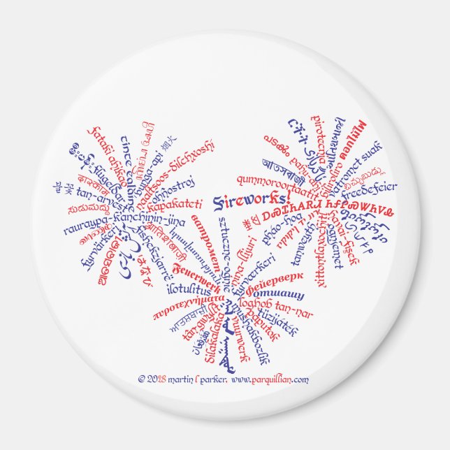All-American Eldfestmagnet Magnet (Framsidan)