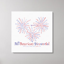 All-American Eldisplay Canvastryck