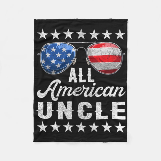All American Farbrors Tröja  Fleecefilt (Framsidan)