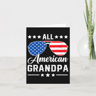All American Farfar 4:e Juli Patriotisk Usa Matta Kort