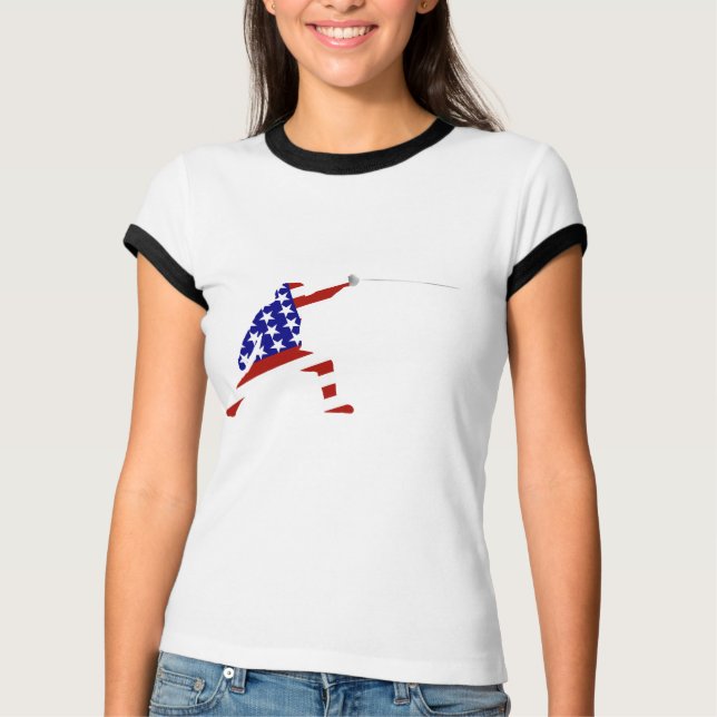 All-American Fencer/Fencer T-shirt (Framsida)