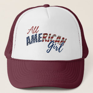 ALL AMERICAN Flicka LASTBILSHATT Keps
