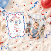 All American Girl 1-års födelsedagsfoto