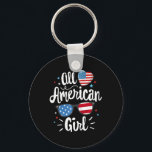 All American Girl American Flagga 4 juli Nyckelring<br><div class="desc">All American Girl American Flagga 4 juli Patriotic 1</div>