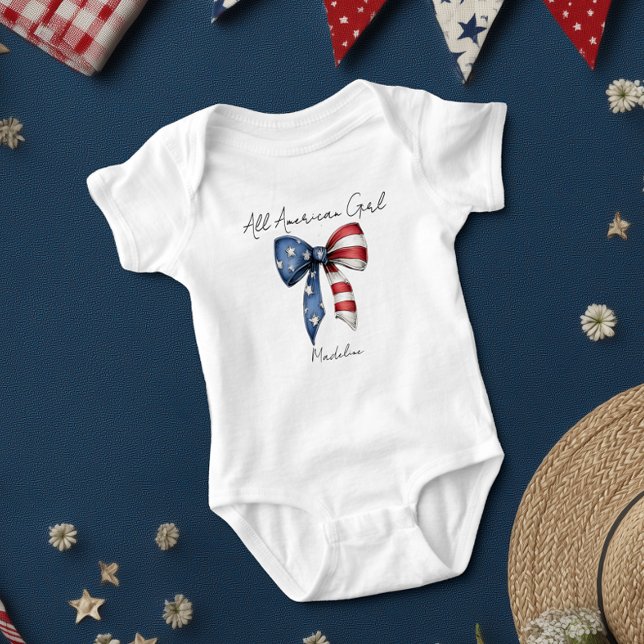 All American Girl Coquette Bow T Shirt (Skapare uppladdad)