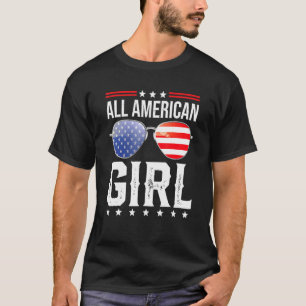 All American Girl Matching Family 4:e i Ju T Shirt