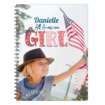 All American Girl Personlig Notebook