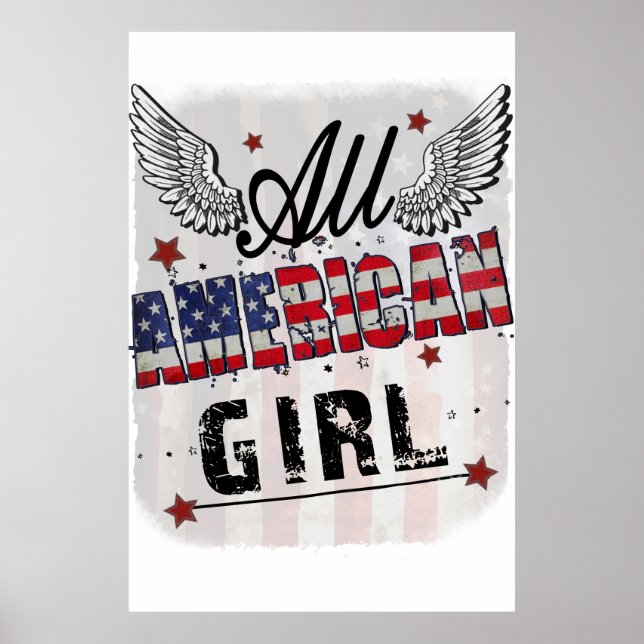 All American Girl Poster (Framsidan)