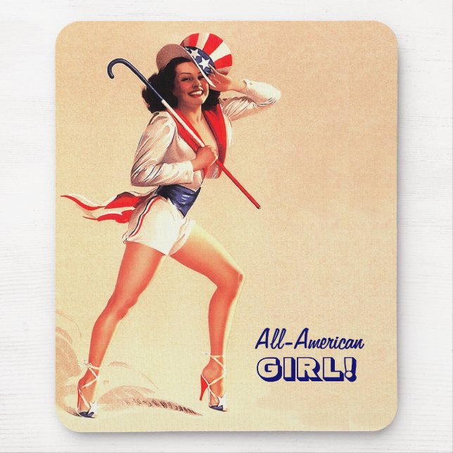 All-American Girl. Retro Pin-up Musmatta (Framsidan)