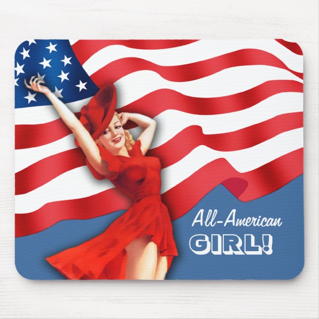 All-American Girl. Retro Pin-up Musmatta (Framsidan)