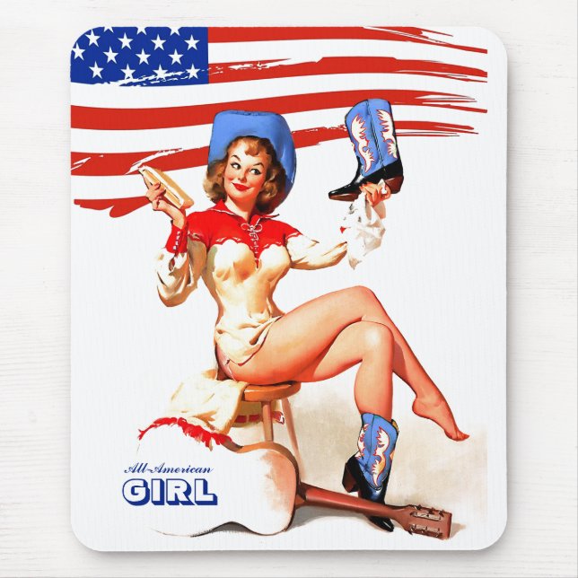 All-American Girl. Retro Pin-up Musmatta (Framsidan)