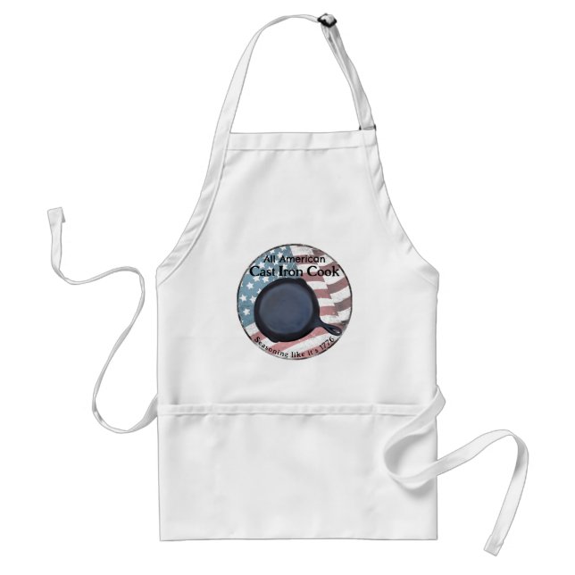 All American Gjutjärn Kock  Förkläde (Framsidan)