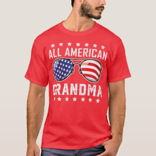 All American Grandma Shirt 4:e juli Sunglasses T