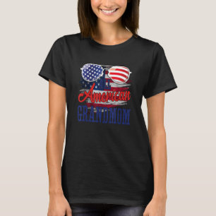All American Grandmamma Sunglasses US Flagga 4th o T Shirt