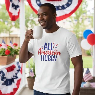 All American Hubby 4 juli T-shirt