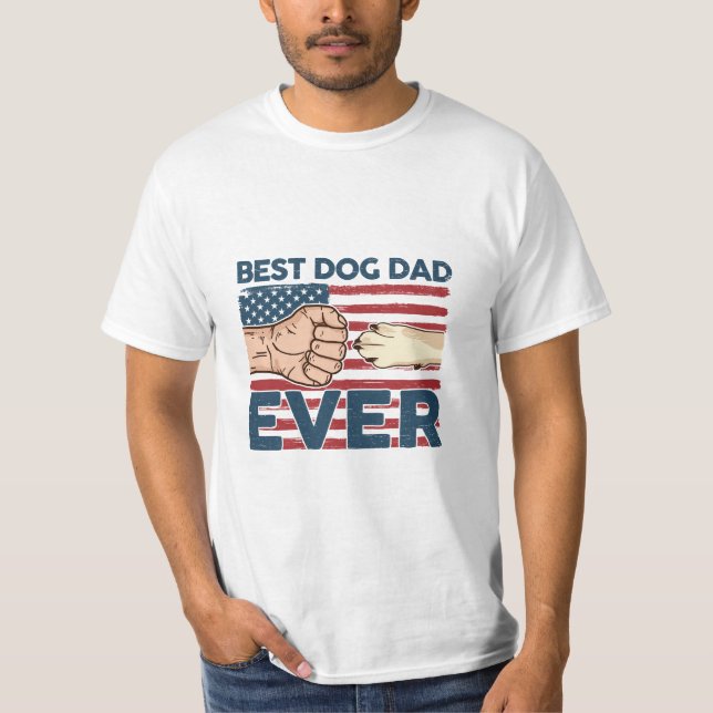 All American Hund T-shirt (Framsida)