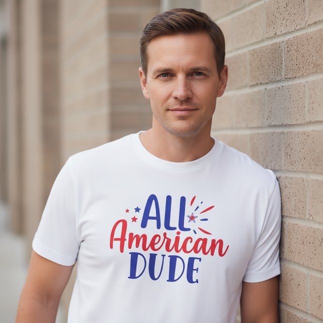 All American Kille 4 juli T-shirt (Skapare uppladdad)