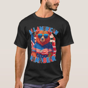 All American Mamma Bear Mors dag 4:e juli USA T Shirt