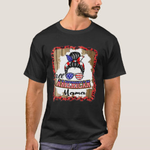 All American Mamma Patriotic Matching Family 4:e a T Shirt