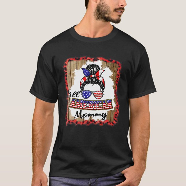 All American Mamma Patriotic Matching Family 4Th O T Shirt (Framsida)