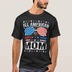 All American Mamma Patriotisk USA Mamma T-shirt
