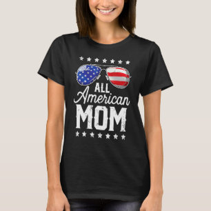 All American Mom 4:e juli mors dag solglasögon T Shirt