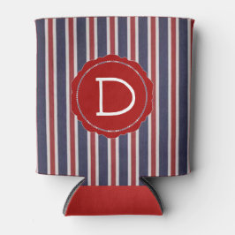 All-American Monogrammed Patriotic Stripe Favor