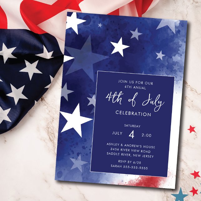 All American Party 4:e juli-inbjudan Inbjudningar (Skapare uppladdad)