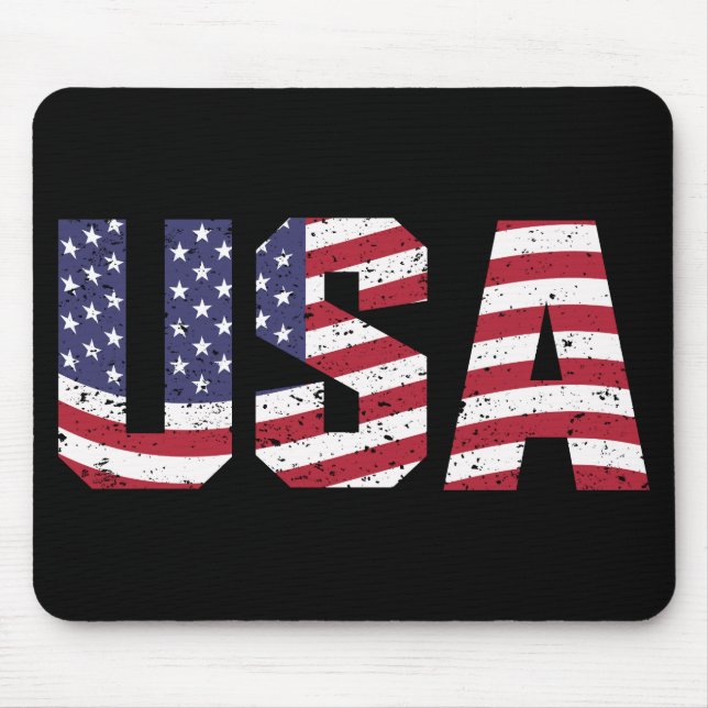 "All American" Patriotic USA Logotyp Musmatta (Framsidan)