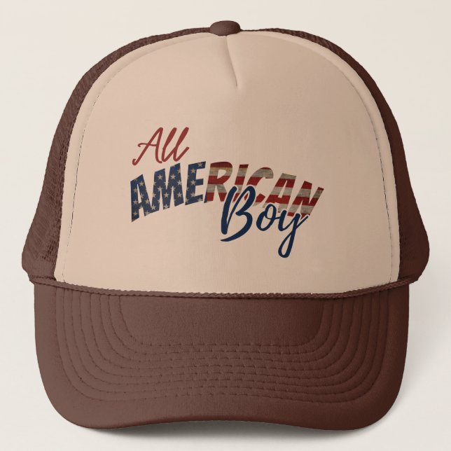 ALL AMERICAN POJKE  LASTBILSHATT KEPS (Framsida)