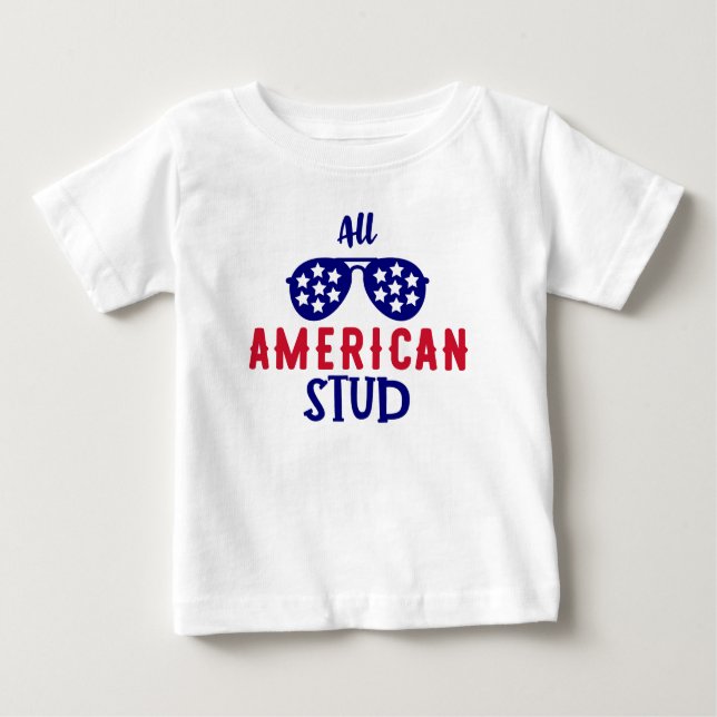 All-American Stud T Shirt (Framsida)