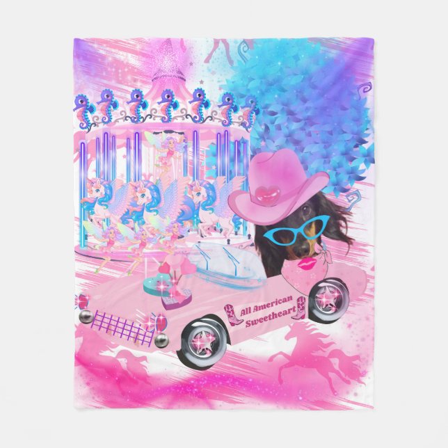 All American Swehoney Blanket Fleecefilt (Framsidan)