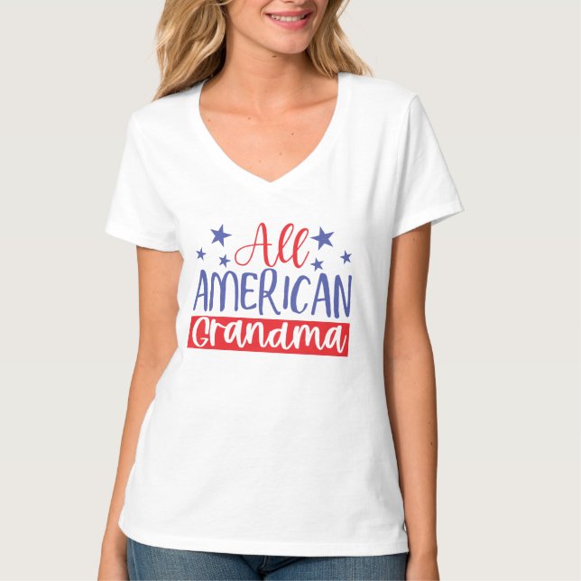 All American T-Shirt (Framsida)