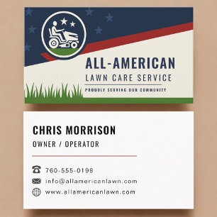 All-American Trädgård och Landskapsarkitektur Visitkort