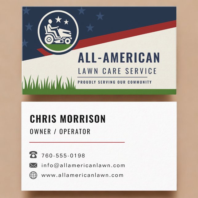 All-American Trädgård och Landskapsarkitektur Visitkort (Skapare uppladdad)