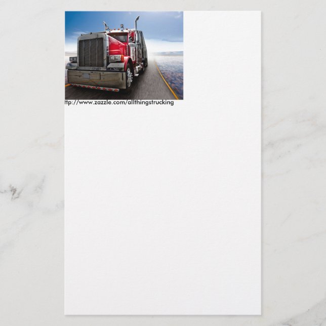 All American Trucker Brevpapper (Framsida)