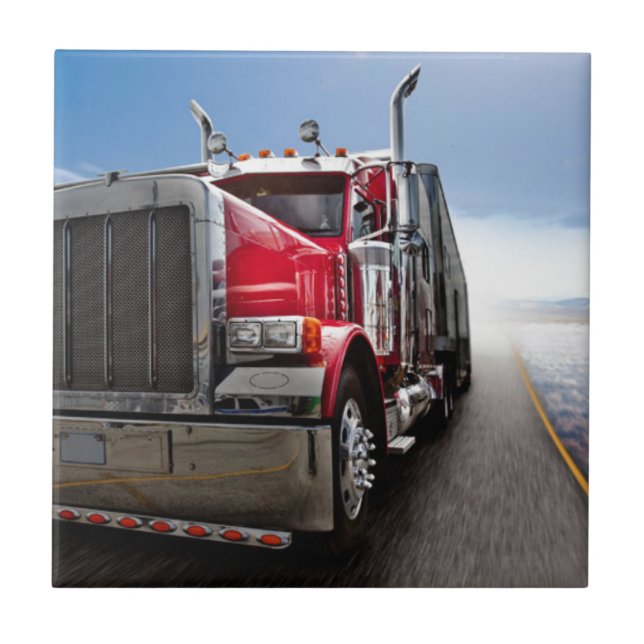 All American Trucker Kakelplatta (Framsidan)
