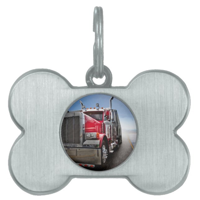 All American Trucker Namnbricka Husdjur (Framsidan)