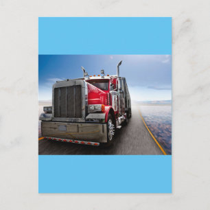 All American Trucker Vykort